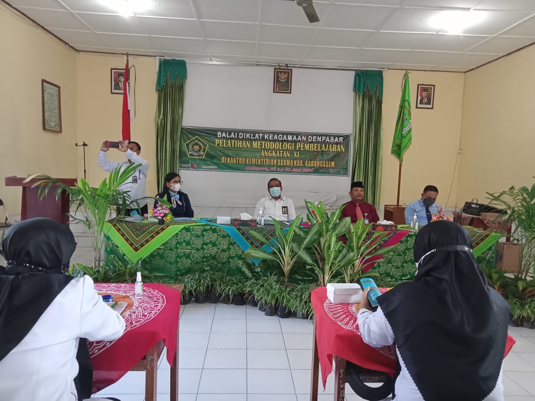 Pelatihan Metodologi Pembelajaran Angkatan XI Kementerian Agama Kabupaten Karangasem